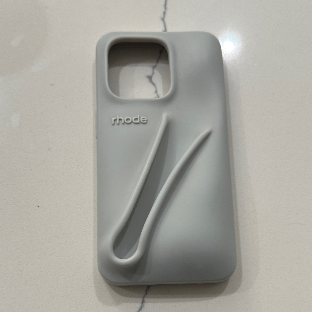 RHODE Light Gray Phone Case